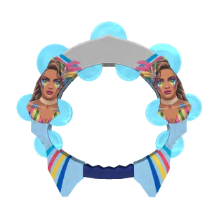 Dual Tambourine Carnaval